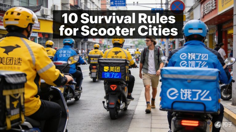 Walk Smart in China: 10 Survival Rules for Scooter Cities